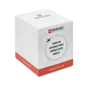 Kit da Viaggio Personalizzati MUV con Adattatore USB SKROSS Gadget per Viaggi Comodi - Product Image 2