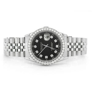 Reloj de Moissanita con Incrustaciones de Diamantes VVS, Esfera de Cristal de Moda, Regalo Hip Hop para Hombre, Acero Inoxidable, Cuarzo - Product Image 1