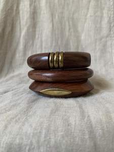 Exclusivos Brazaletes de Madera Impermeables Inspirados en Diseñadores, Joyería Artesanal de Madera Natural, Accesorios Étnicos para Mujer, Colores Personalizados - Product Image 2