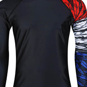 เสื้อรัดกล้ามแบบสั่งทำพิเศษ พร้อมโลโก้ ชื่อ หมายเลข พิมพ์ลายแบบซับลิเมชั่น สำหรับเล่นเซิร์ฟ ว่ายน้ำ และกีฬาทางน้ำ - Product Image 6