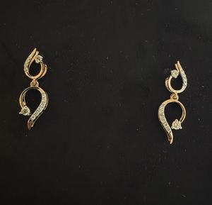 Conjunto de collar de corte brillante redondo de diamante natural de oro sólido de 14K 18K para mujer con certificación de terceros - Product Image 5