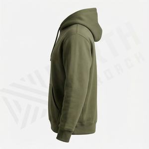 Sudadera con Capucha Premium para Hombre, 100% Algodón de Alto Gramaje, Estampado Personalizado, Estilo Urbano de Invierno, Teñido Liso - Product Image 3