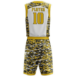 Ensemble d'uniformes de basketball pour hommes, fabriqué au Pakistan, nouveau design 2026, logo personnalisé, confortable, haute qualité, manches courtes, sublimé - Product Image 6
