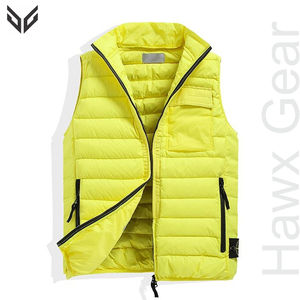 Chaqueta acolchada profesional ajustada para hombre para uso en exteriores de invierno Tela de lona personalizable - Product Image 3