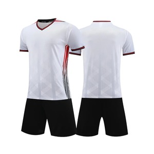 Ensemble de maillot de football à manches courtes pour hommes, uniforme de football pour adultes, maillot de football bleu pour garçon, nom personnalisé, numéro DIY - Product Image 4