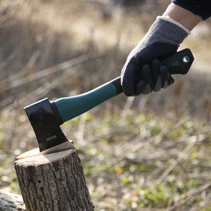 Hache de camping en gros, tête en acier au carbone 600G, manche en fibre de verre, outils à main - Product Image 2