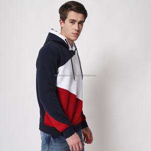 Nardon Apparel Unisex Pullover Hoodies Custom Logo <b>Colour</b> <b>blocked</b> for Winter Wholesale Men's Winter Hoodie - Product Image 4