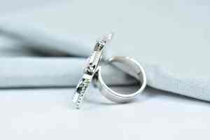 Pink <b>Conch</b> and Opal Sterling Silver Statement <b>Ring</b> for Women - Product Image 4