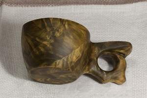 ถ้วยชาทำจากไม้ธรรมชาติสไตล์ญี่ปุ่นถ้วยสำหรับใส่เครื่องดื่มไวน์ร้อน/เย็น/กาแฟ/น้ำสำหรับจานรอง - Product Image 2