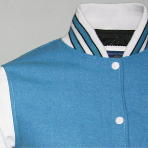 Nouvelles vestes de baseball pour hommes sur mesure de haute qualité, confortables, en polaire à col en V avec capuche, vente en gros pour la saison printanière, style universitaire - Product Image 4