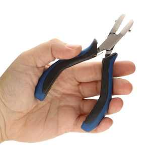 Pince en acier inoxydable à nez plat de haute qualité mâchoire en Nylon Durable confortable personnalisable couleur Logo livraison rapide outils de bijoux - Product Image 2