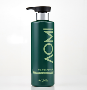 Crema de Tratamiento Capilar con Queratina Nutritiva para el Cuero Cabelludo con Té Verde AOMI de 500 ml, Pantenol, Sin Crueldad, Suavizante, Reparadora y Alisante - Product Image 5