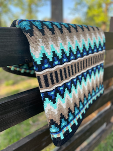 Manta de sillín occidental hecha a mano de lana Premium, almohadilla duradera para montar a caballo, manta ecuestre personalizada, producto caliente de la India - Product Image 3