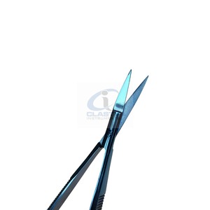 NON STICK OTOLOGY ALLIGATOR BELLUCCI MICRO CISEAUX 7.5CM ARBRE LAME 7MM COURBE/DROITE/DROITE/HAUT NOIR ENDUIT RÉUTILISABLE - Product Image 3