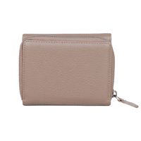 Damen maßge schneiderte echte Leder kurze Brieftasche Lady Fashion Zipper Slim Design Hot Sale Made Turkey