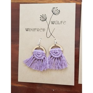Pendientes de araña de tapiz colgante de pared de macramé de punto hecho a mano de tendencia caliente para sala de estar - Product Image 1