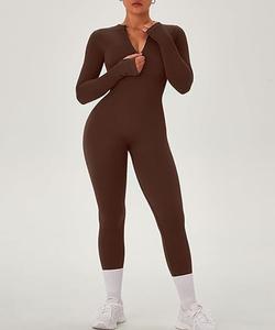 Combinaison moulante tricotée vintage pour femme, effet push-up et gainant ventre plat, haute qualité, coupe classique, pour l'été et les tenues décontractées - Product Image 1