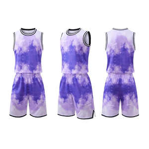 Colorant acide Prix compétitif Uniformes de marque privée Logo personnalisé et uniforme de basket-ball imprimé - Product Image 1