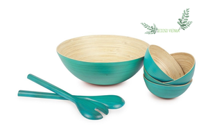 Cuenco de bambú hilado de primera calidad para decoración de cocina/ensaladera hilada de bambú hecha en Vietnam por Eco2go Vietnam - Product Image 6