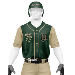 Conjunto de Uniforme de Béisbol Personalizado, Uniformes de Béisbol de Equipo, Impresión por Sublimación, Poliéster, Venta al por Mayor - Product Image 1