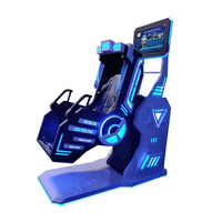 Prix d'usine Creatfun Y810 VR 360 Simulateur de jeu, machine de divertissement à écran 32 pouces, produit de parc d'attractions rotatif à 360 degrés 9D VR