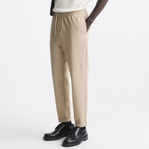 Pantalones Jogger Rectos Personalizados para Hombre, de Lona, Algodón y Felpa, de Secado Rápido, Ropa Deportiva Informal de Alta Calidad, Ropa de Gimnasio, Ropa Urbana, Fábrica OEM - Product Image 2