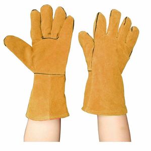Soudage en cuir de qualité supérieure gants de travail d'entraînement en cuir de vachette durables résistants gants de travail à la main de sécurité pour la Construction - Product Image 6