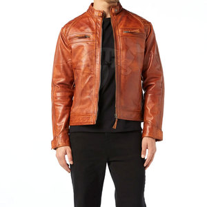Breathable <b>Winter</b> Warm Men <b>Leather</b> <b>Jacket</b> Casual Wear Men <b>Leather</b> <b>Jacket</b> In Reasonable Price - Product Image 2