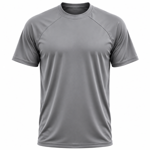 Men's Crew Neck Short Sleeve Moisture Wicking <b>Polyester</b> Jersey T-<b>Shirt</b> Solid Color Regular Fit All Seasons - Product Image 3