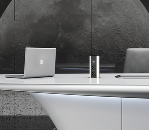 Modern Luxury MDF Smart Conference <b>Desk</b> <b>Large</b> Boardroom Meeting Table with Integrated Cable Management System and Built In Power - Product Image 2