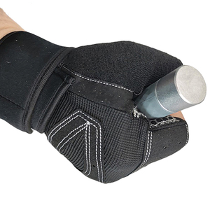 Best Design Wholesale Customized Logo Printing <b>Light</b> Weight Half <b>Finger</b> Coverage Weightlifting Gym Wear Gym Gloves - Product Image 6