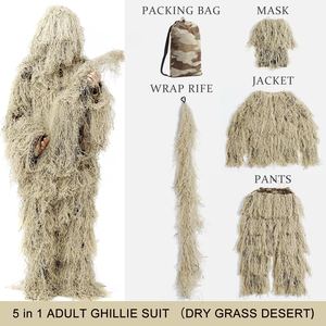 KANGO ghillie tuta mimetica <span class=keywords><strong>da</strong></span> cecchino, tuta <span class=keywords><strong>da</strong></span> caccia mimetica abbigliamento per bambini kamuflaj keskin nisanci ghillie takim elbise - Product Image 4