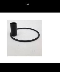 Candelero personalizable hecho a mano acabado en negro mate de lujo diseñador moderno decorativo hogar Navidad hierro superventas - Product Image 3