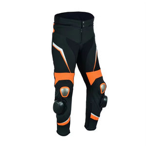 Pantalones de carreras de motocicleta a prueba de viento de protección de cuero Original pantalón de moto de corte automatizado chaqueta de la motocicleta - Product Image 2