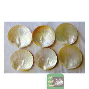 จานหอยมุกขัดเงาธรรมชาติสำหรับทำขนมและของตกแต่งแผ่นมุกเป็นมิตรต่อสิ่งแวดล้อมลดกระหน่ำ - Product Image 1