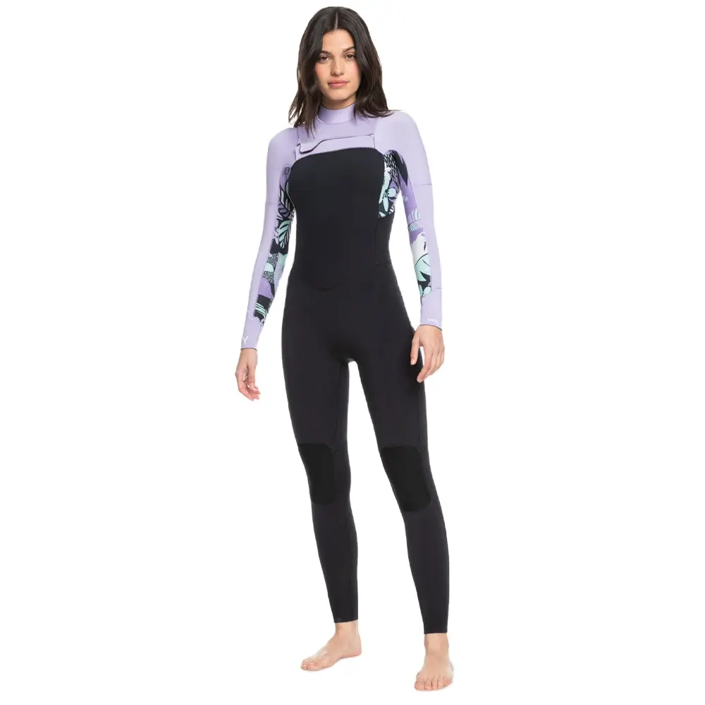 Roupa de mergulho feminina com costura GBS ecológica de alta qualidade, roupa de mergulho respirável personalizada 5/4 mm para mergulho em dia salgado