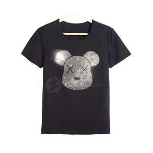 เสื้อยืดทำงานผ้าถักเนื้อดีสีพื้น แห้งเร็ว ระบายอากาศได้ดี  ลายพิมพ์ดีไซน์ลายเพชรแบบกำหนดเอง - Product Image 1