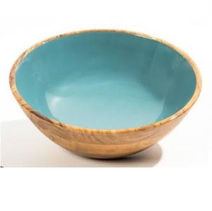 Ustensiles de service de soupe pour hôtels et restaurants tendance, équipement de restauration, bol de service en bois émaillé intérieur pour table à manger - Product Image 1