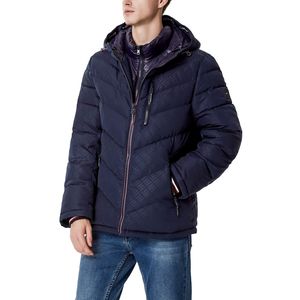 Veste matelassée de haute qualité pour hommes, vêtements de ville, design OEM, utilisation décontractée, blousons gonflés pour hommes à bas prix, logo personnalisé sur le devant - Product Image 2