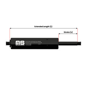 Ressort à gaz universel industriel prêt à l'emploi de haute précision de fabrication turque, longueur 336 mm - 13,23 pouces, amortisseur de choc, cylindre à piston - Product Image 3