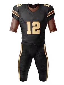 Uniforme de football américain léger de qualité supérieure respirant et grande taille avec ensembles confortables - Product Image 4