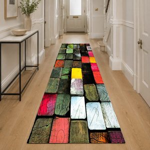 RUGS DEPOT LXDP-0102 Wholesale Red Burgundy Marble Effect Digital Printed Machine Washable Chenille Area Rug Non <b>Slip</b> - Product Image 5