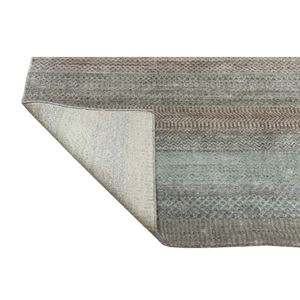 Tapis d'intérieur de luxe de haute qualité en soie de bambou nouée à la main, à poils coupés abstraits, antidérapants, toutes saisons, pour le bureau, la prière ou l'hôtel - Product Image 5