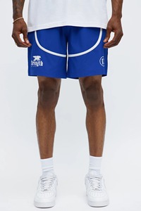 Pantalones cortos holgados informales de alta calidad para hombre de poliéster liso a la moda de calidad superior al por mayor - Product Image 6