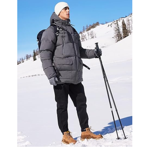 Veste parka matelassée pour homme en gros, imperméable, hiver, super qualité, veste parka pour homme - Product Image 3