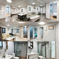 Maison conteneur extensible de 20 pieds et 40 pieds au design moderne, villa modulaire préfabriquée de luxe, maison mobile pour habitation résidentielle