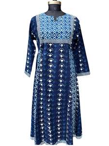 ชุดเดรสสีครามทันสมัย ดีไซน์หรูหรา น้ำหนักเบา สวมใส่สบาย เหมาะสำหรับงานเทศกาล วันทำงาน และการออกนอกบ้านในวันหยุดสุดสัปดาห์ - Product Image 2