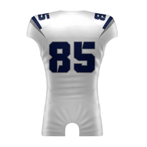 Camiseta de fútbol americano personalizable aparejos de secado rápido sarga poliéster transpirable manga corta talla grande ropa de fútbol americano - Product Image 2