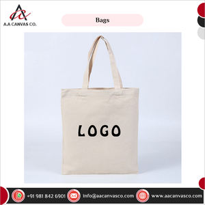 Bolsa de lona impresa personalizada de alta calidad, Asa de algodón reciclable reutilizable, precio con descuento enorme para compras convenientes - Product Image 3