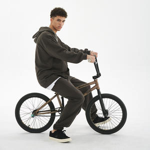 Alta calidad bajo OEM MOQ personalizado 16 colores 360g 100% algodón tallas grandes hombres sudaderas con capucha ropa de hombre - Product Image 3